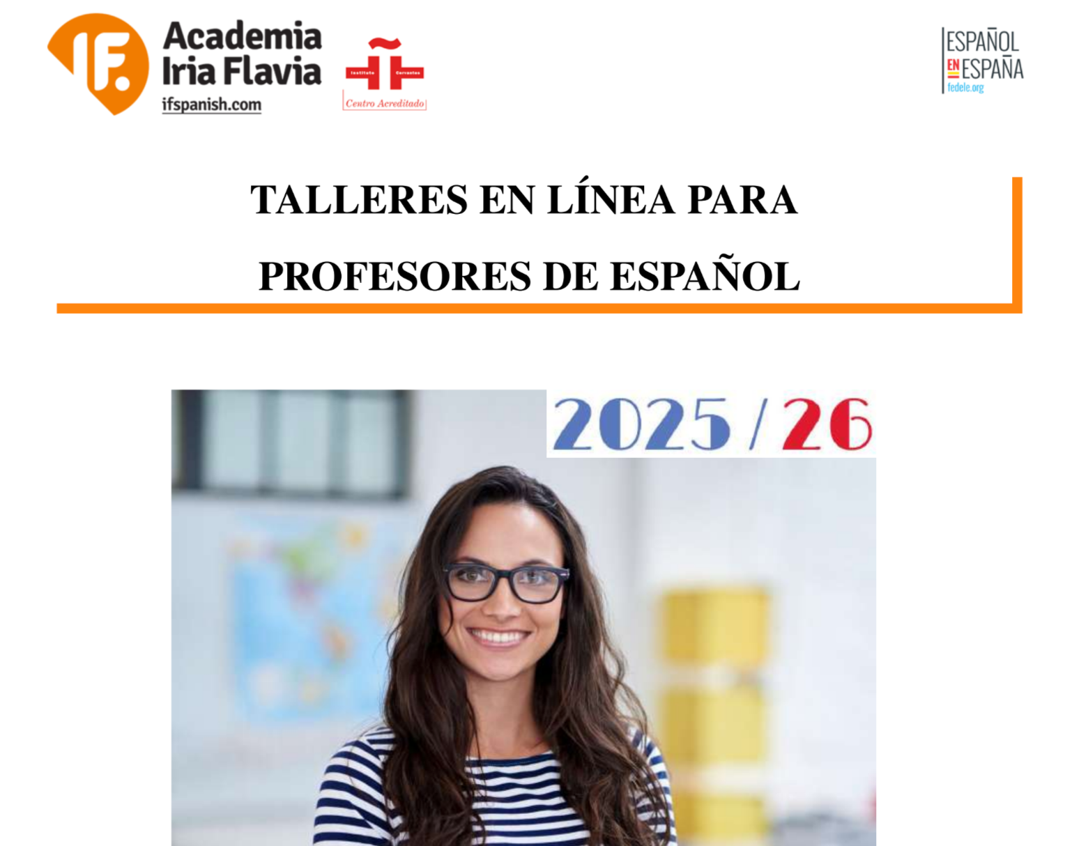 Talleres en Línea para Profesores de Español